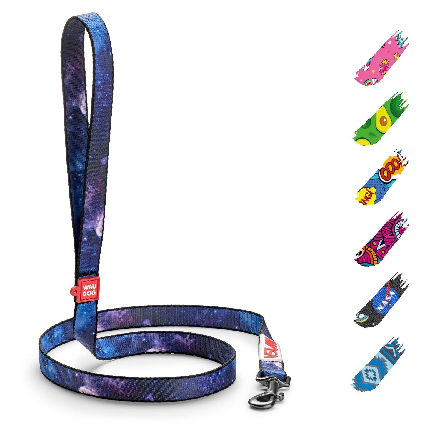 WAUDOG Nylon Dog Leash for Small Dogs and Medium Dogs 4 Ft   Strong Dog Leash For Pet With Love