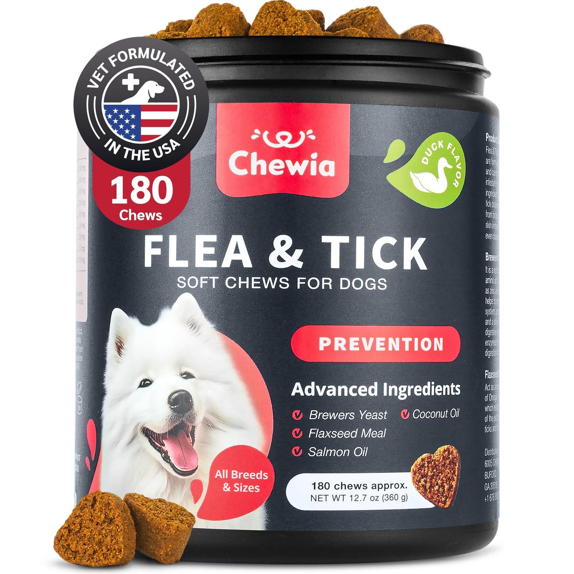 Dog Flea and Tick Treatment Chews   Flea and Tick Prevention for Dogs   Flea & For Pet With Love