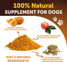 Load image into Gallery viewer, Pumpkin Powder for Dogs Digestive Support   16 OZ Fiber Supplement for Dogs
