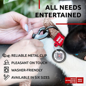 WAUDOG Recycled Cotton Dog Leash 6 Ft   10 Ft Eco Friendly Collar for Small