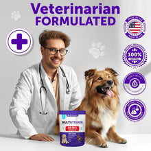 Load image into Gallery viewer, Artullano 20 in 1 Chewable Dog Multivitamin Supplement with Glucosamine. Pet Hip &amp; Joint Support, Immunity, Mobility, Skin, Digestion Suppprt. (70 Soft Treats. Duck Flavor) For Pet With Love
