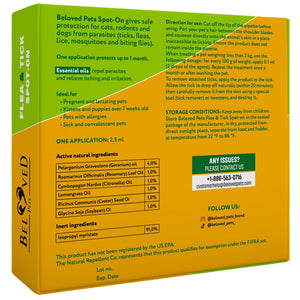 Flea and Tick Prevention for Dogs, Cats & Small Animals Natural Flea Treatment