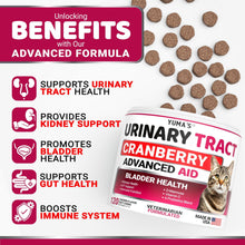 Load image into Gallery viewer, YUMA'S Cat Urinary Tract Infection Multivitamin Treatment and Supplement. 120 Chews For Pet With Love
