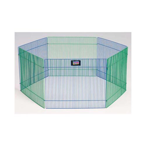 Midwest Small Pet Playpen 6 panels Black 15 x 19 For Pet With Love