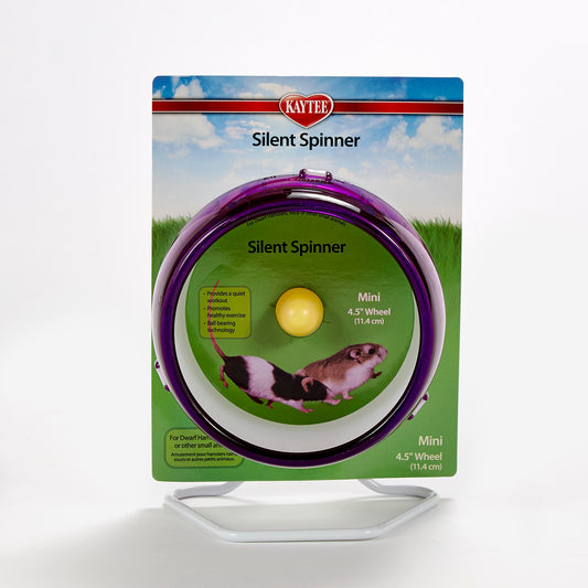 Kaytee Silent Spinner Wheel Mini Assorted 3.25 x 5.12 x 7.25 For Pet With Love