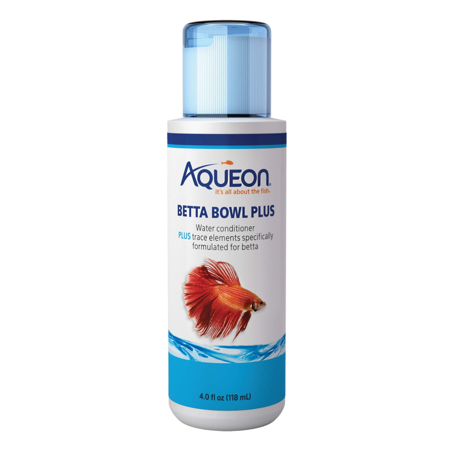 Aqueon Betta Bowl Plus Water Conditioner 4 ounces 1.7 x 1.7 x 5.4 For Pet With Love