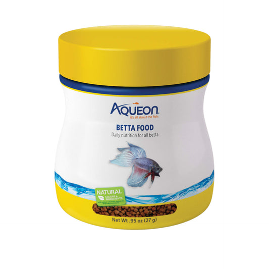 Aqueon Betta Fish Food 0.95 ounces For Pet With Love