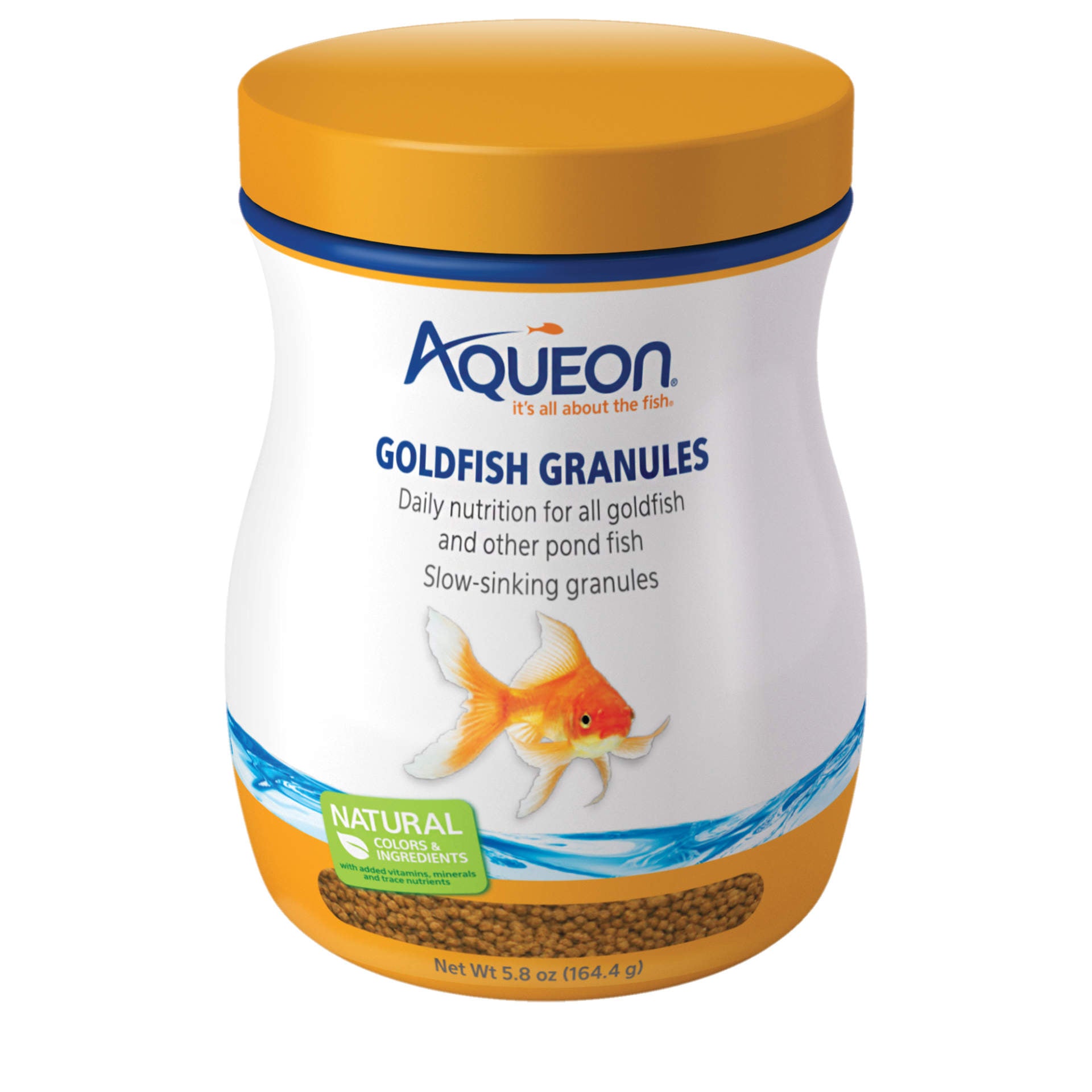 Aqueon Goldfish Granules 5.8 ounces For Pet With Love
