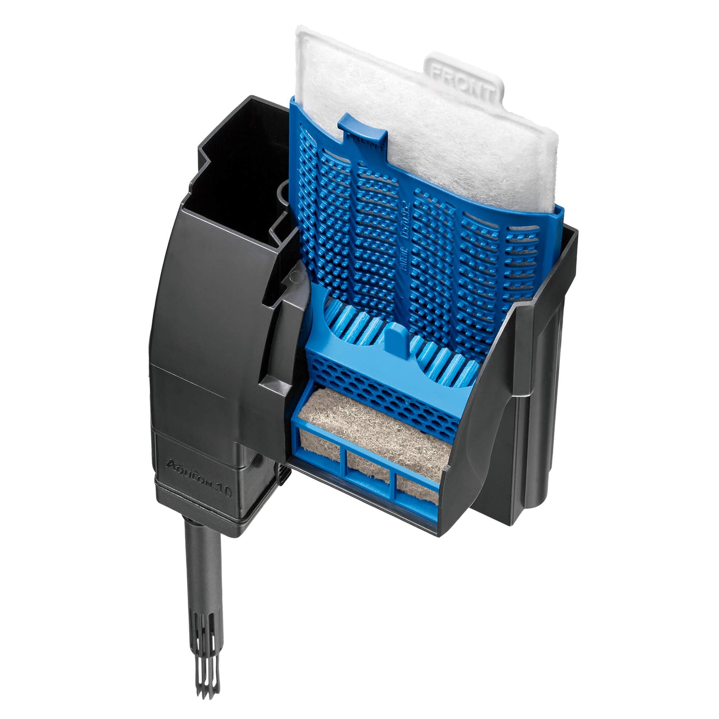 Aqueon QuietFlow LED PRO Aquarium Power Filters Size 10 Black 6.4 x 3.8 x 6.3 For Pet With Love