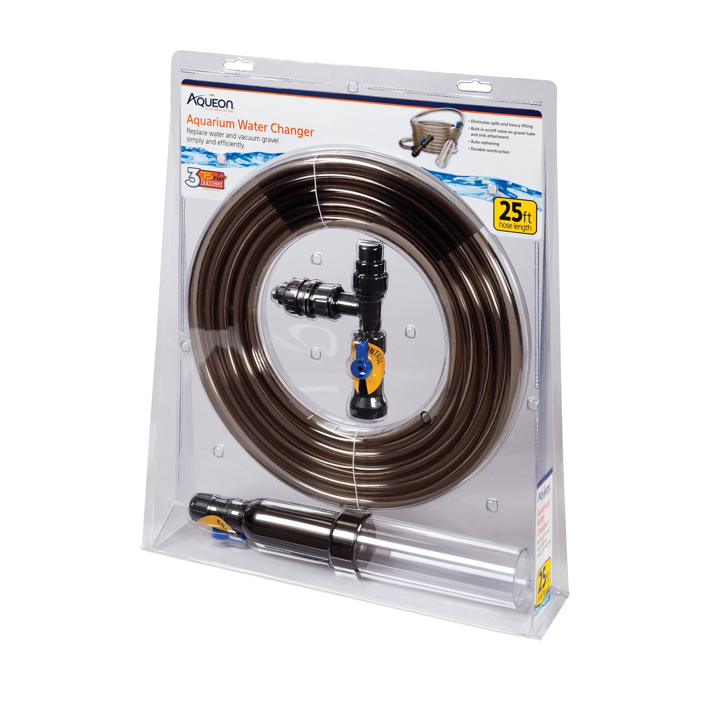 Aqueon Aquarium Water Changer 25 Feet 16.2 x 3.7 x 20.3 For Pet With Love