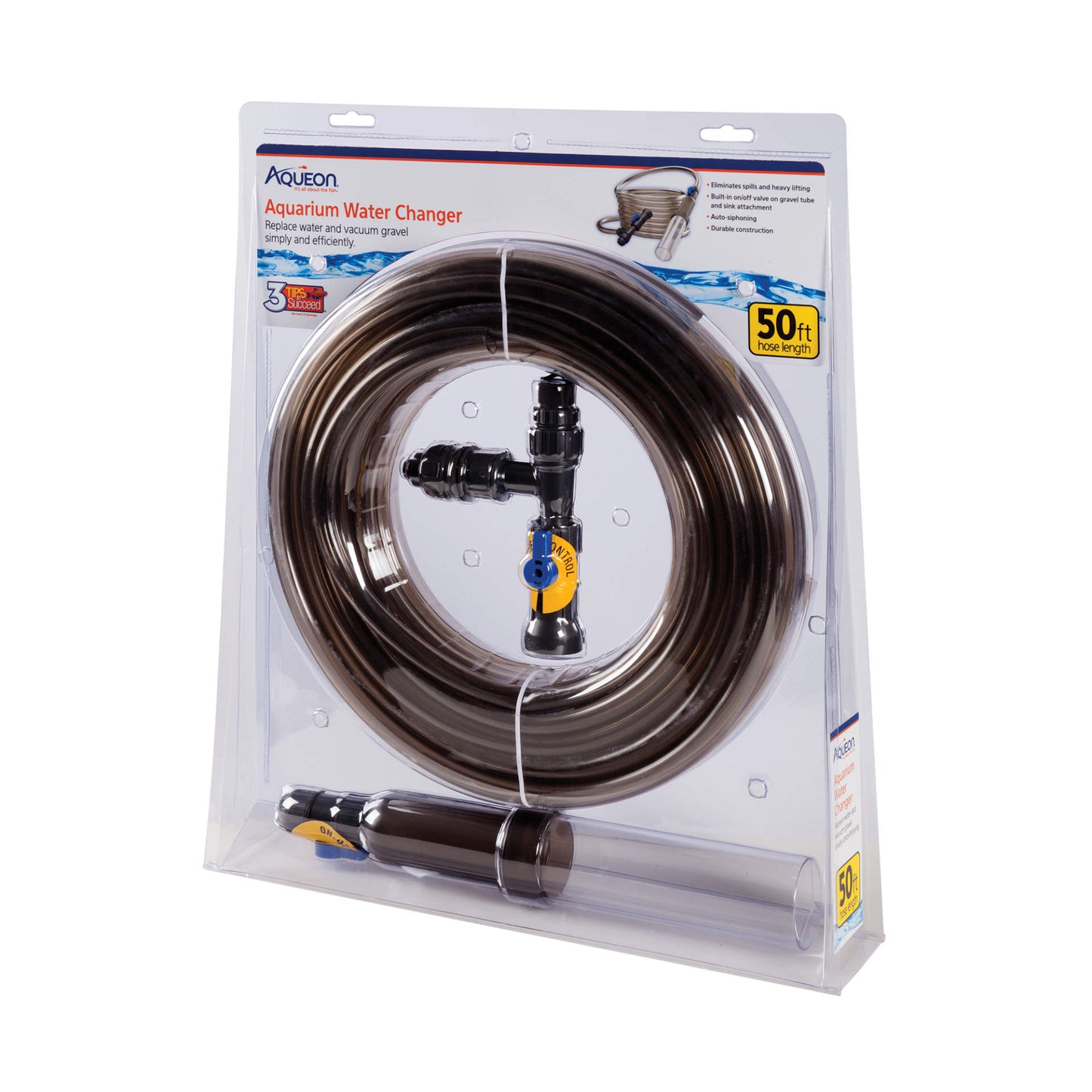 Aqueon Aquarium Water Changer 50 Feet 17.7 x 2.7 x 21 For Pet With Love