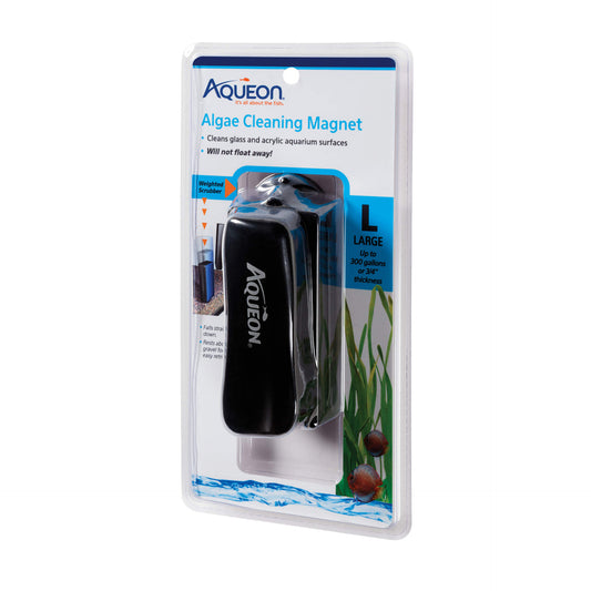 Aqueon Algae Cleaning Magnets Large Black 5.2 x 3 x 10.6 For Pet With Love