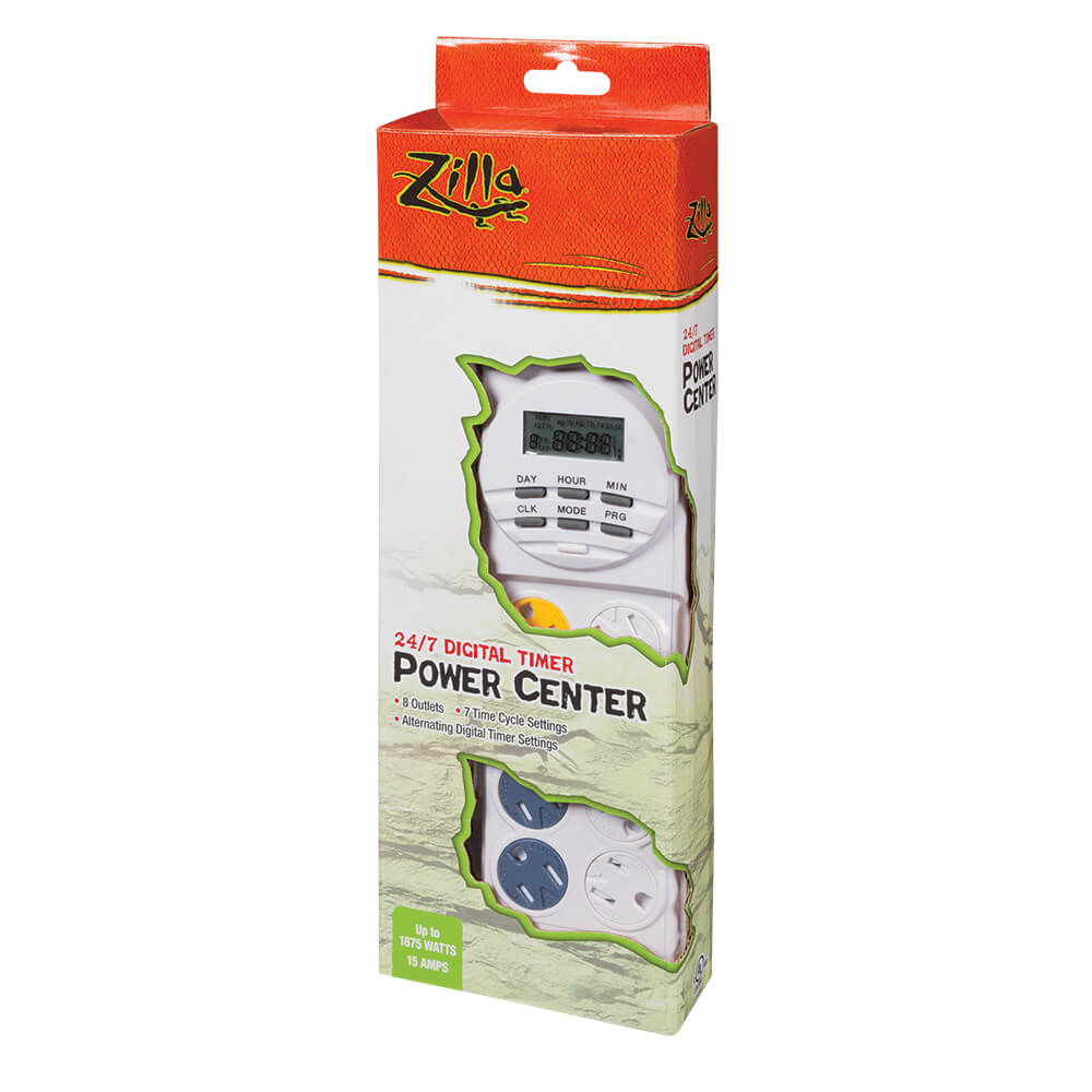 Zilla 24/7 Digital Power Center 4.125 x 2 x 12.25 For Pet With Love