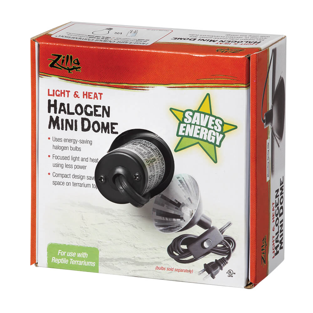 Zilla Halogen Mini Dome 4.75 x 4.75 x 2.25 For Pet With Love