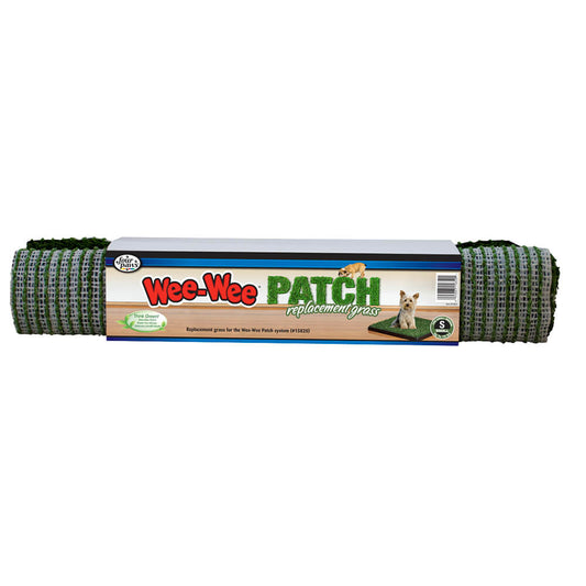 Four Paws Wee-Wee Patch Indoor Potty Replacement Grass  Medium 19 x 19 x 0.5 For Pet With Love