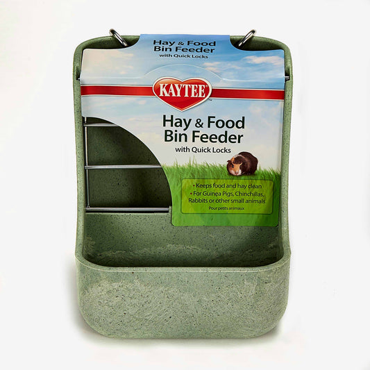 Kaytee Hay-N-Food Feeder Assorted 5.75 x 5.75 x 7 For Pet With Love