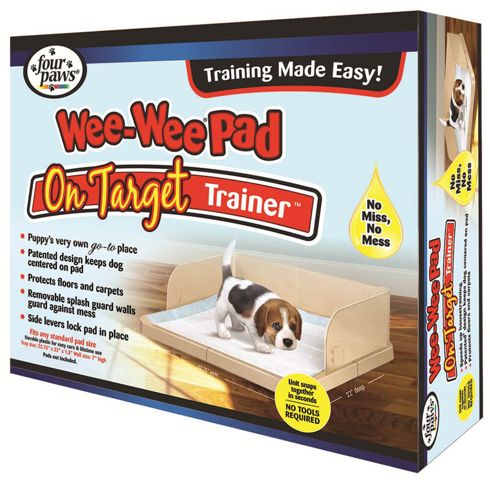 Four Paws Wee-Wee Pad On Target Trainer 22.75 x 22 x 7 For Pet With Love