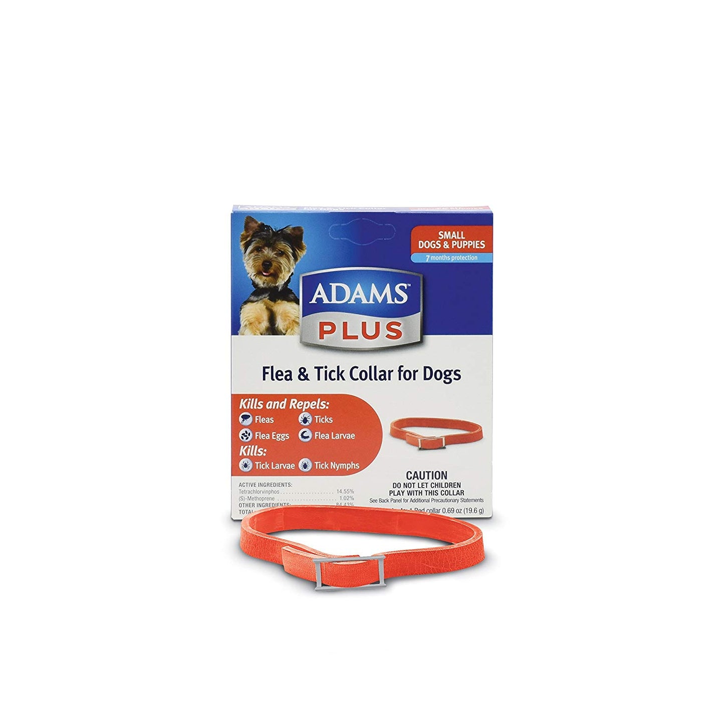 Adams Plus Flea and Tick Collar for Small Dogs For Pet With Love