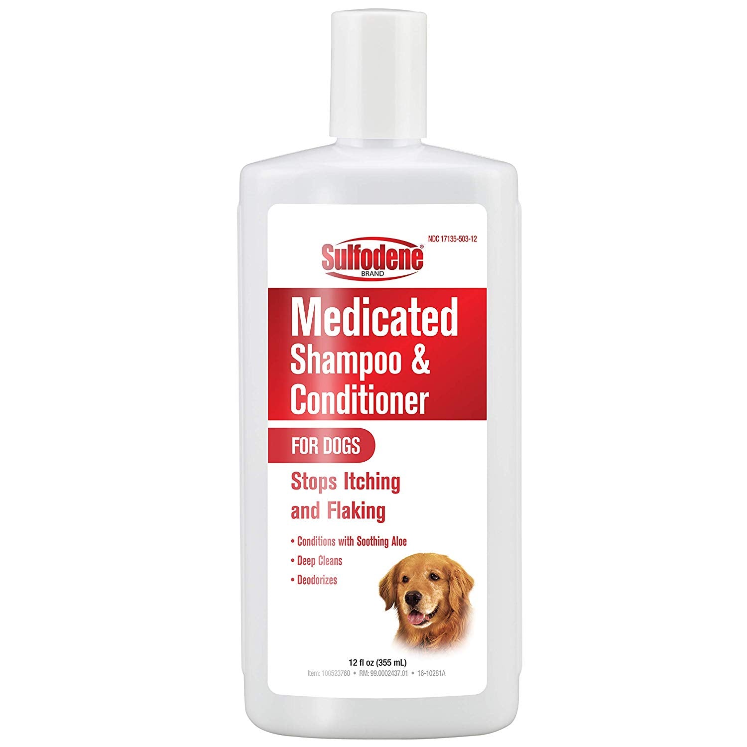 Sulfodene Medicated Shampoo for Dogs 12 ounces For Pet With Love