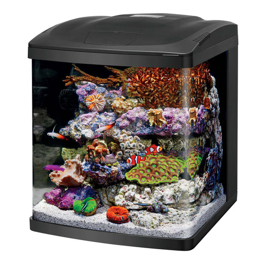 Coralife LED BioCube 16 Aquarium Kit Black 15 x 16.75 x 17.5 For Pet With Love