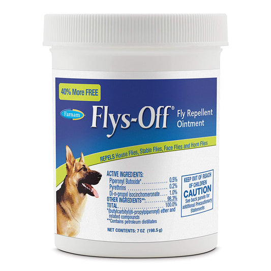 Farnam Flys Off Fly Repellent Ointment 7 ounces For Pet With Love