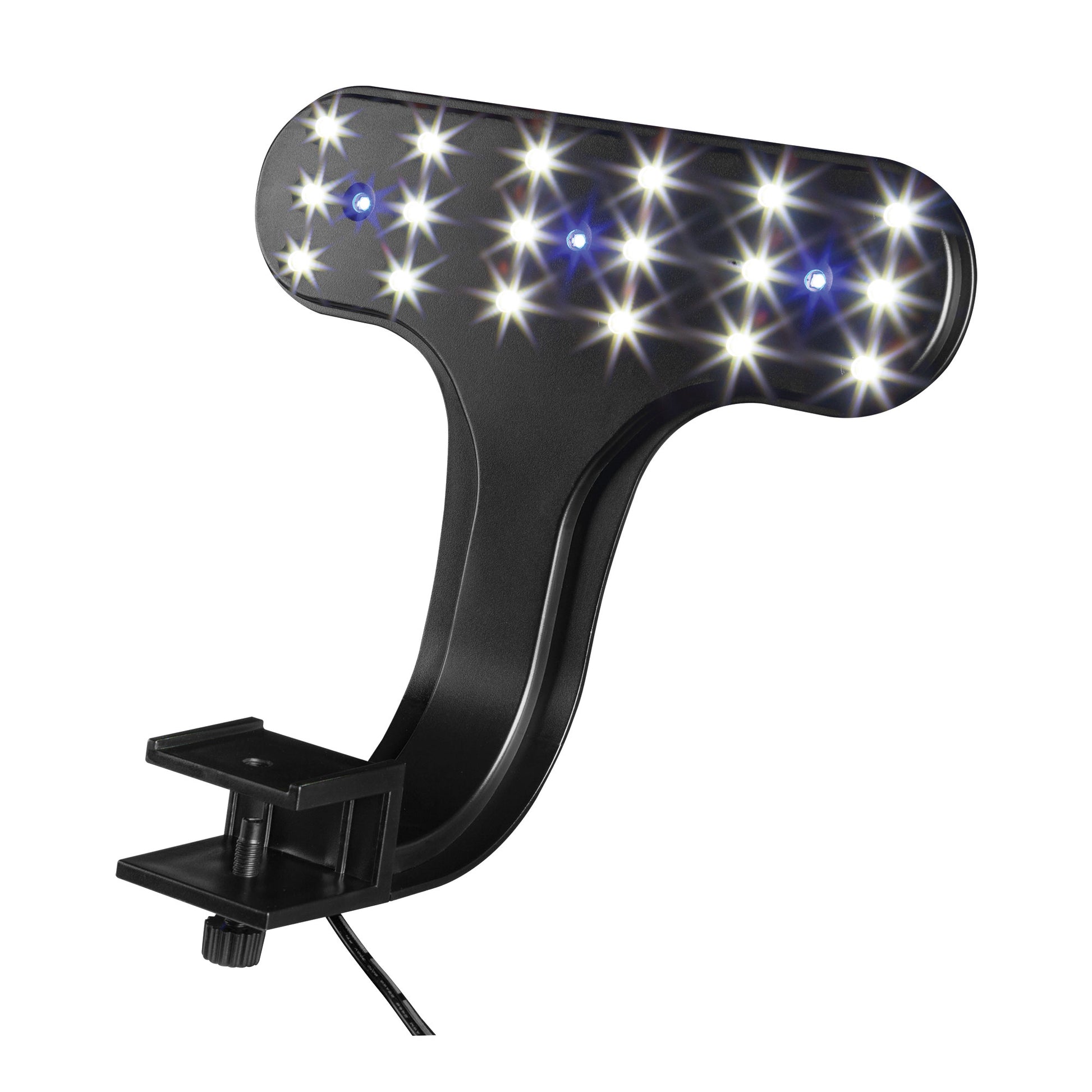 Aqueon Fish Tank Clip-On LED Lights 2 Way Control Black 8 x 7 x 4.75 For Pet With Love