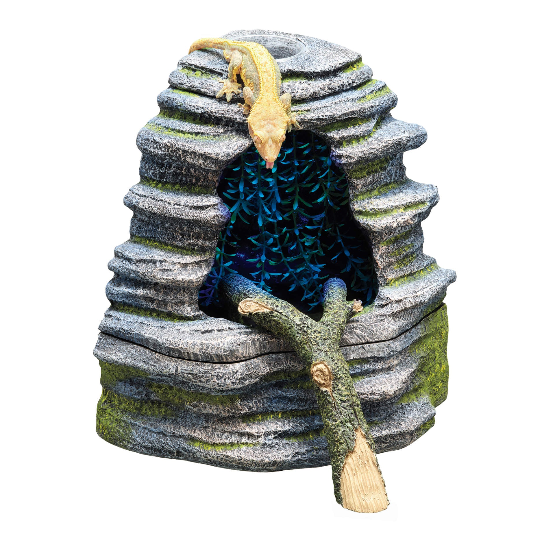 Zilla Aquarium Décor Spring Cave 8 x 8 x 10.75 For Pet With Love