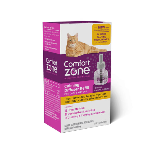 Comfort Zone Cat Calming Diffuser Refill 1 pack For Pet With Love