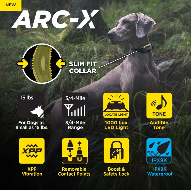 Dogtra ARC-X 3/4 Mile Expandable Remote Trainer For Pet With Love