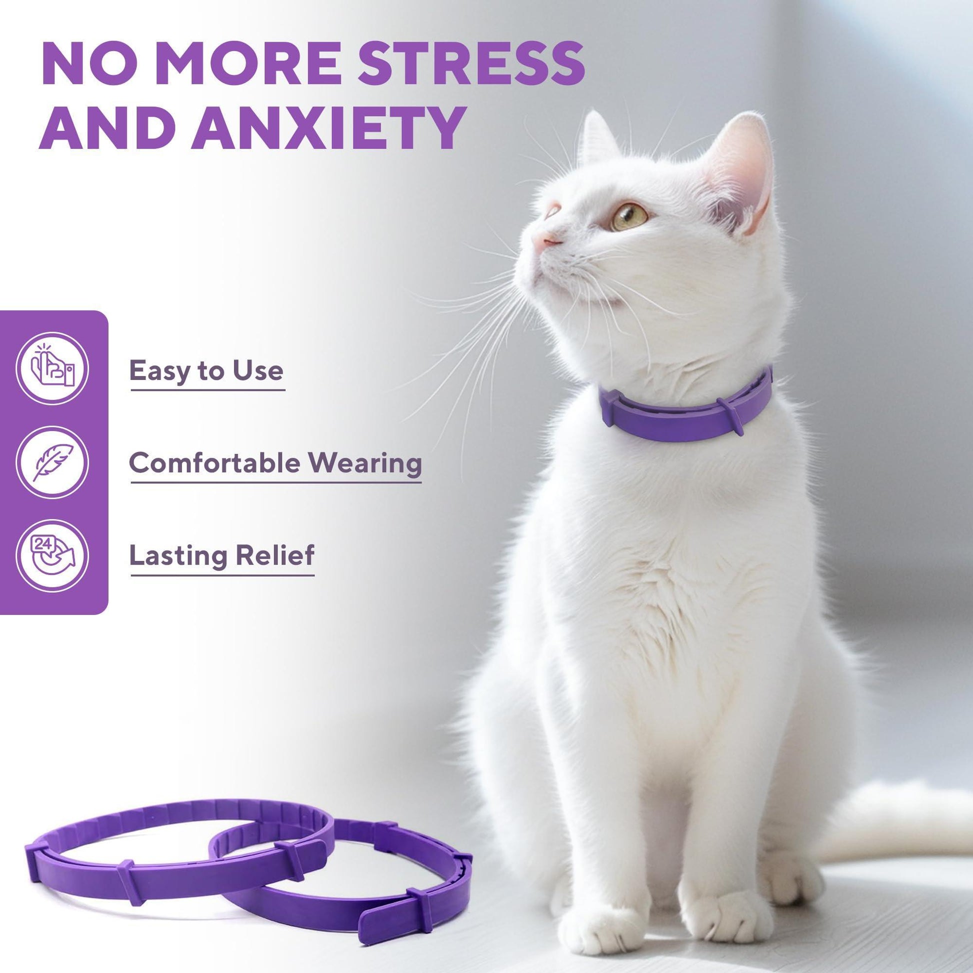 Beloved Pets RELAXIV Cat Calming Stress Relief Collar For Pet With Love