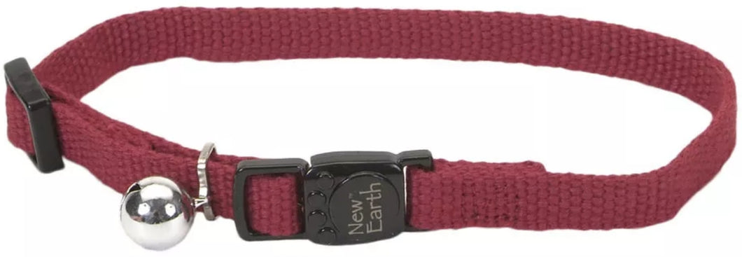 Coastal Pet New Earth Soy Breakaway Cat Collar Cranberry Red