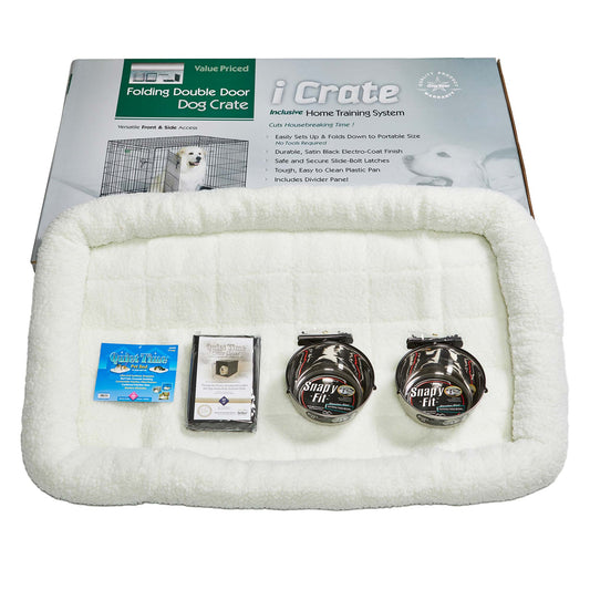Midwest iCrate Dog Crate Kit Extra Extra Large 48 x 30 x 33 For Pet With Love