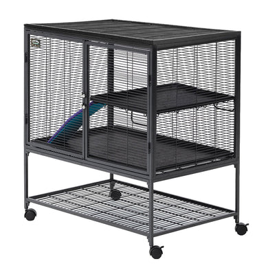 Midwest Critter Nation Single Level Pet Pen Gray 36 x 24 x 39