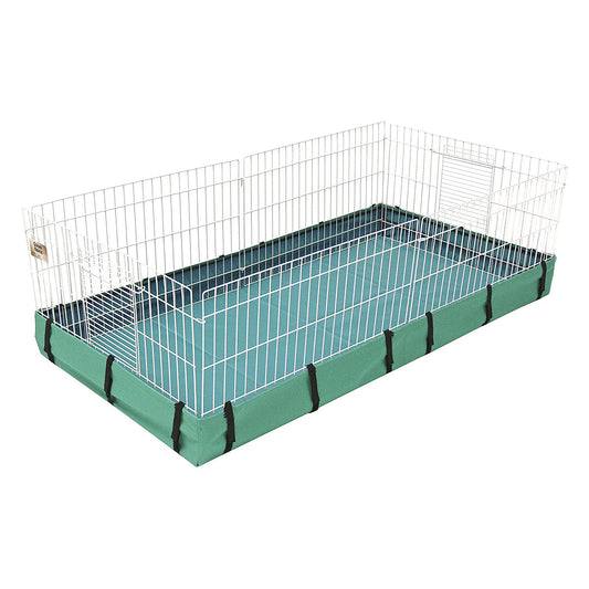 Midwest Guinea Habitat Canvas Bottom Teal 47 X 24 X 4 For Pet With Love