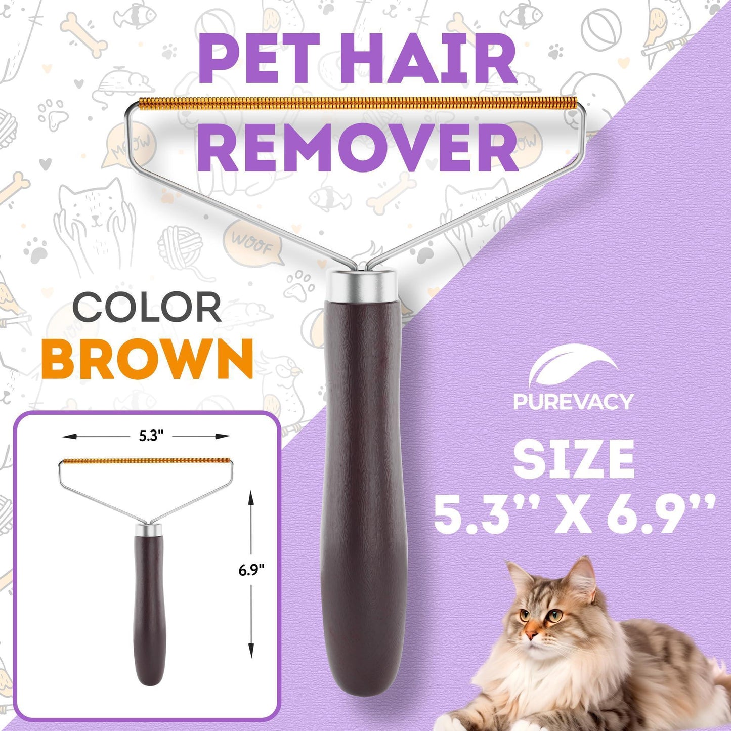 Cat and Dog Fur Remover Household Tool For Pet With Love