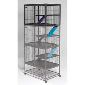 Midwest Ferret Nation Add-On Single Unit Gray 36 x 25 x 24