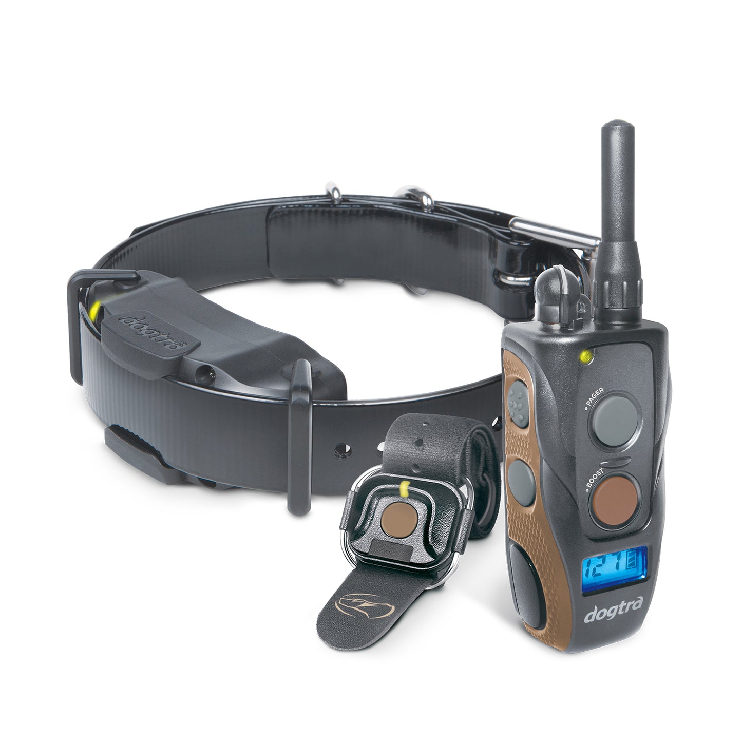 Dogtra 3/4 Mile Dog Remote Trainer with Handsfree Boost and Lock Unit  Black For Pet With Love