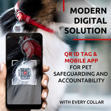 Load image into Gallery viewer, WAUDOG Ultra Soft Rolled Leather Dog Collar RED XLARGE
