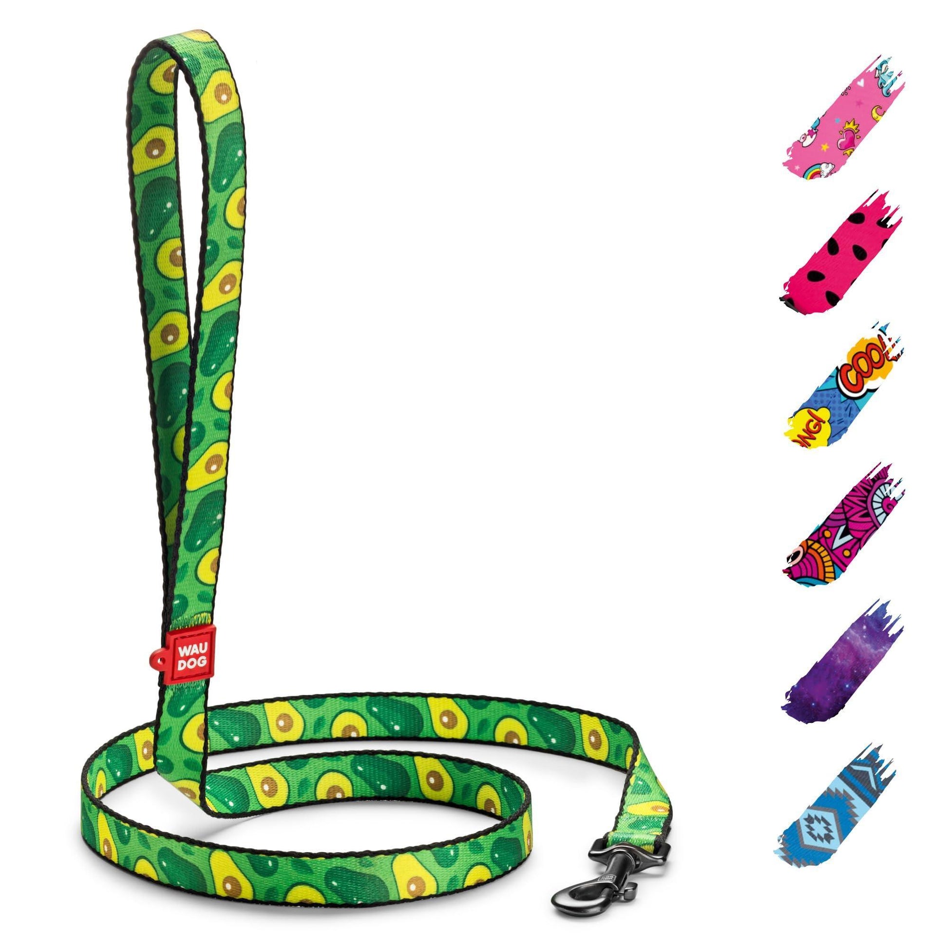 WAUDOG Nylon Dog Leash for Small Dogs and Medium Dogs 4 Ft   Strong Dog Leash For Pet With Love