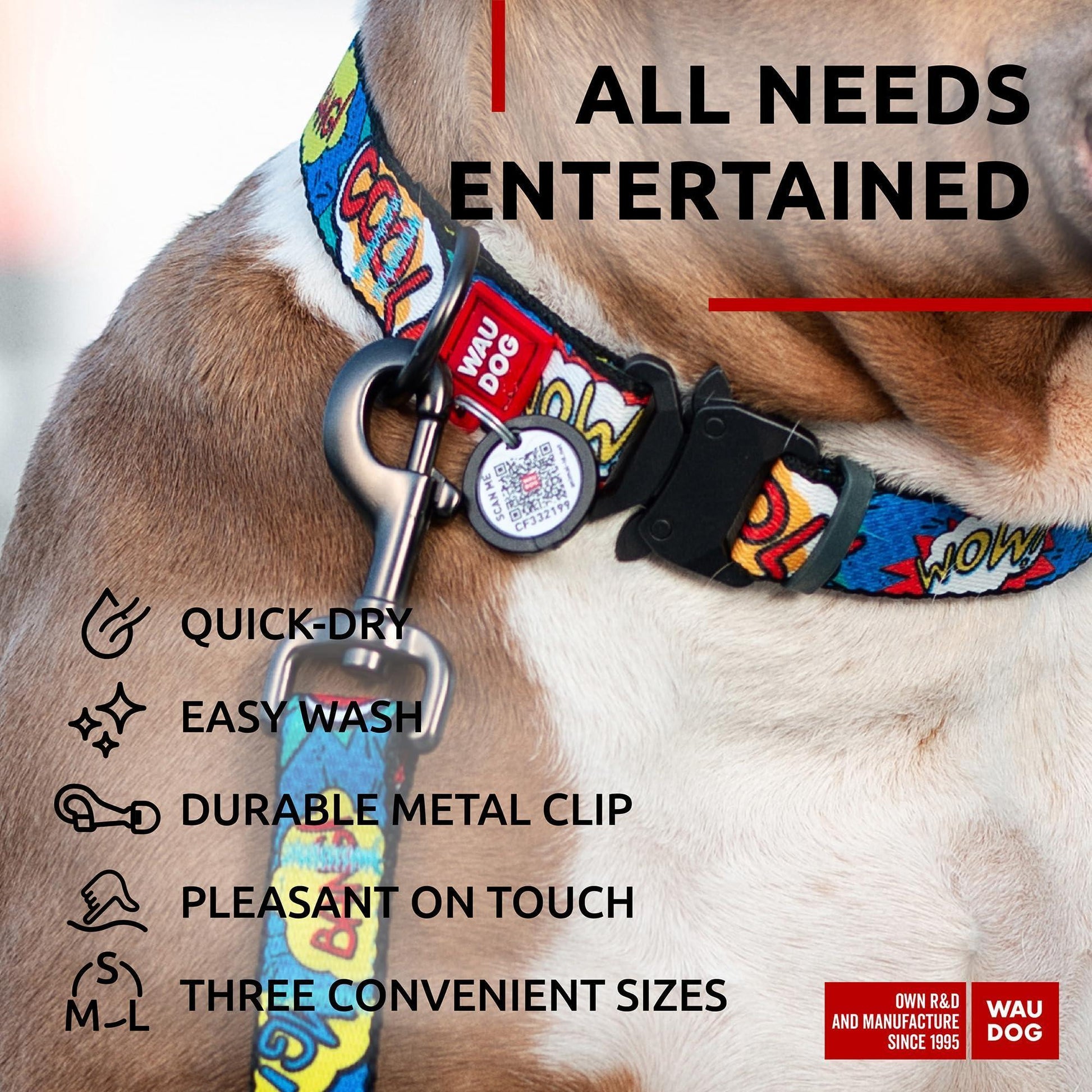 Nylon Dog Leash for Small Dogs and Medium Dogs 4 Ft   Strong Dog Leash for For Pet With Love