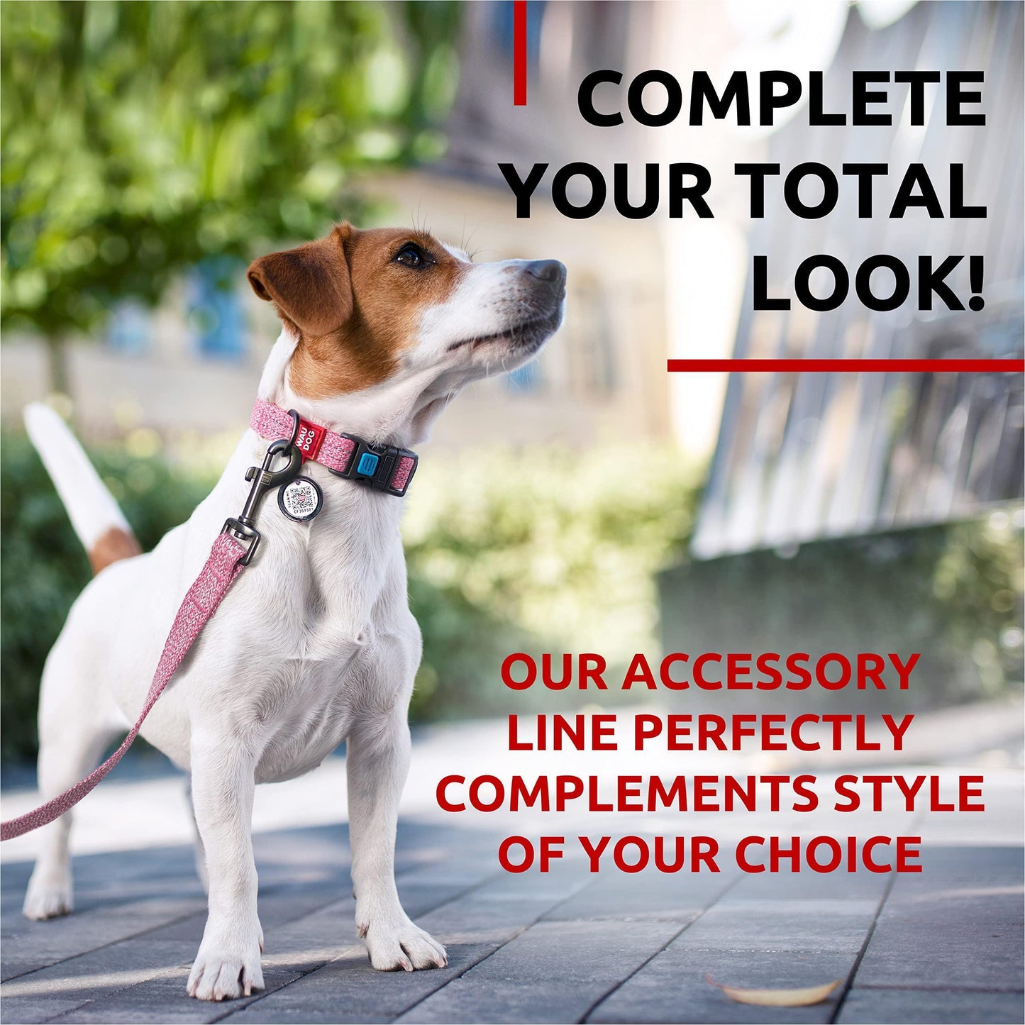 Recycled Cotton Dog Leash 6 Ft   10 Ft Eco Friendly Collar for Small Medium & For Pet With Love
