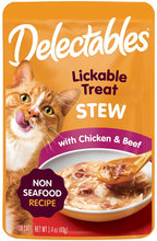 Load image into Gallery viewer, Hartz Delectables Stew Lickable Treat for Cats Chicken and Beef
