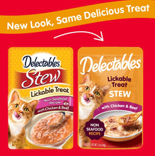 Load image into Gallery viewer, Hartz Delectables Stew Lickable Treat for Cats Chicken and Beef
