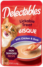 Load image into Gallery viewer, Hartz Delectables Bisque Lickable Treat for Cats Chicken and Duck
