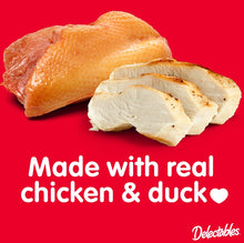 Load image into Gallery viewer, Hartz Delectables Bisque Lickable Treat for Cats Chicken and Duck
