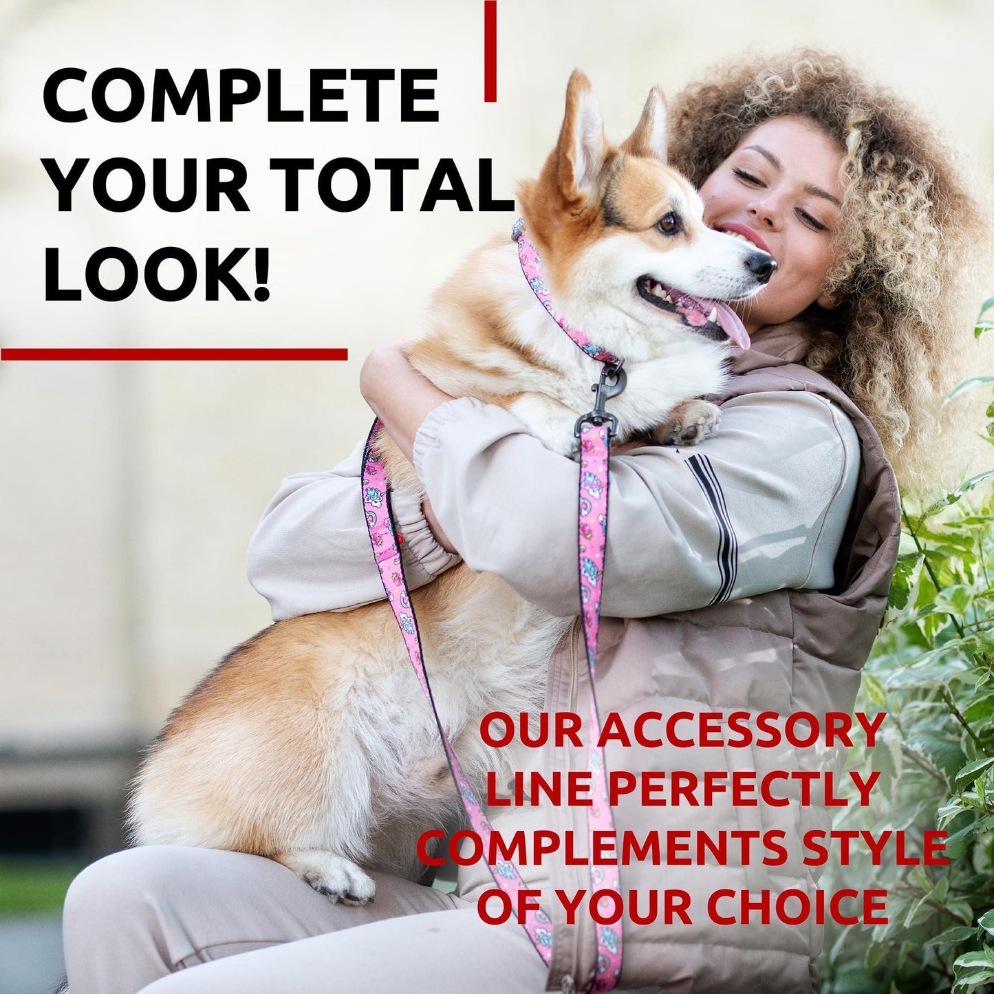 Nylon Dog Leash for Small Dogs and Medium Dogs 4 Ft   Strong Dog Leash for For Pet With Love