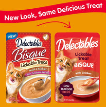 Load image into Gallery viewer, Hartz Delecatbles Bisque Lickable Treat for Cats Chicken
