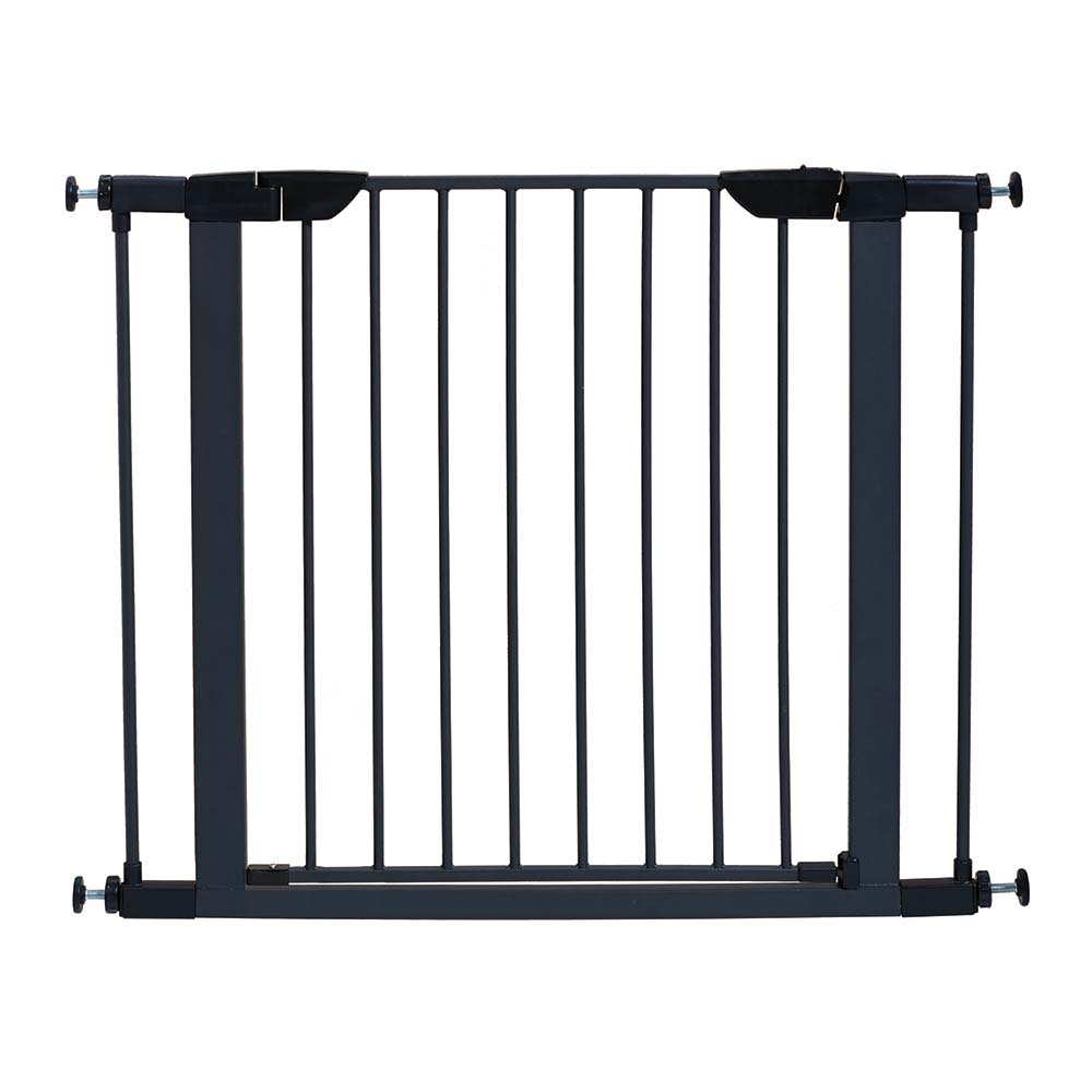 Midwest Steel Pressure Mount Pet Gate Graphite 29.5 - 38 x 1 x 29.875 For Pet With Love