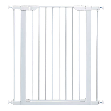 Midwest Glow in the Dark Steel Pressue Mount Pet Gate Tall White 29.5 - 38 x 1 x 29.88