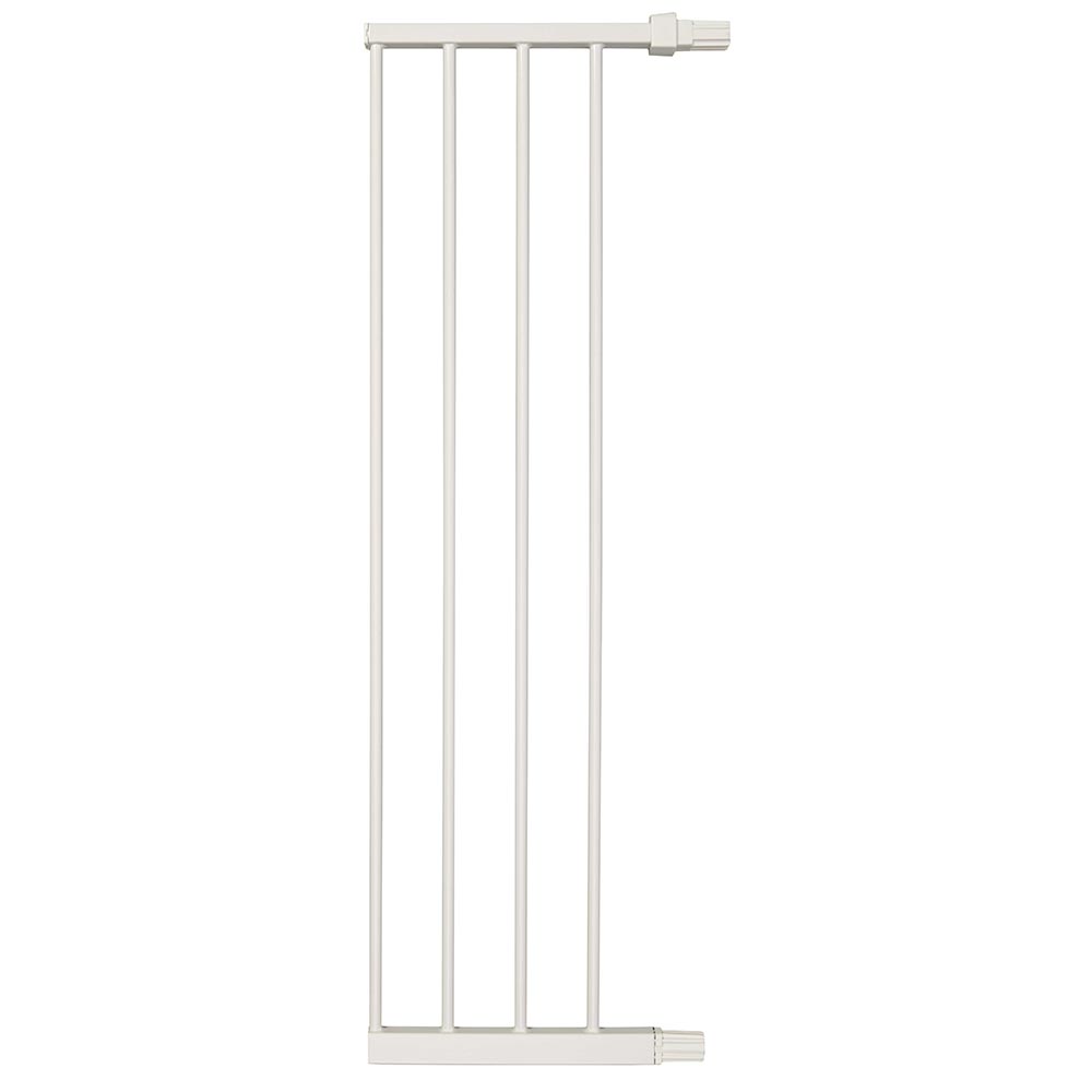 Midwest Steel Pressure Mount Pet Gate Extension 11 White 11.375 x 1 x 39.125 For Pet With Love
